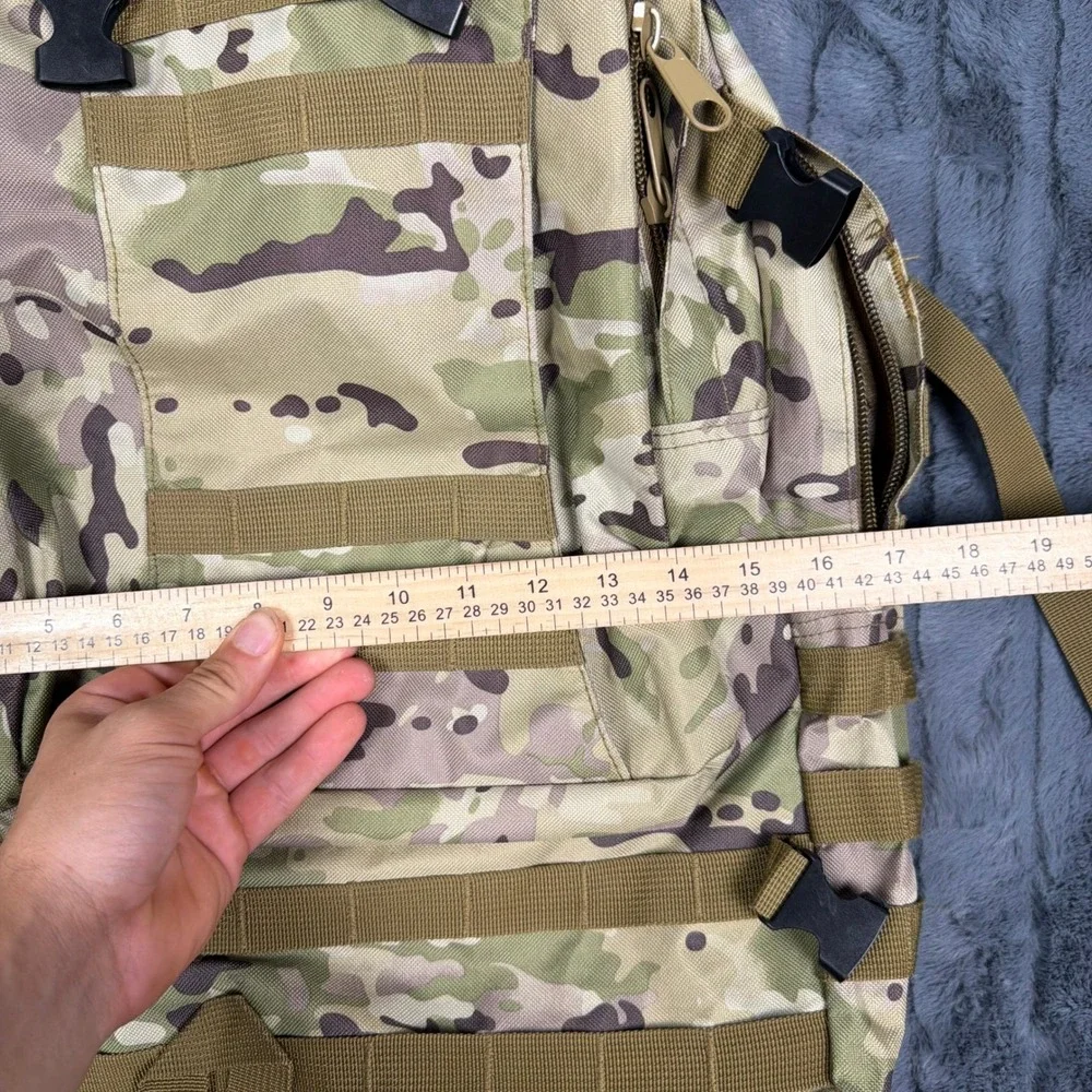 Military Tactical Backpack OCP Multicam MOLLE Assault Pack Hiking Rucksack Camo